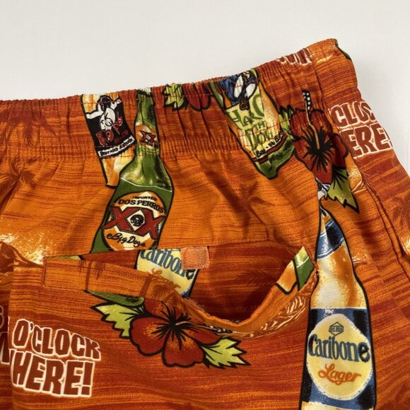 Big Dogs Swim Trunks Men’s 3XL  "It’s 5 O’Clock Somewhere" Pockets Hawaiian - Picture 14 of 14